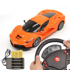 如海 儿童电动双电版方向盘遥控赛车 电动玩具 1003