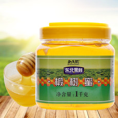 【农垦 黑龙江】北大荒 东北黑蜂 黑蜂蜜 成熟蜂蜜 椴树蜜1kg/瓶
