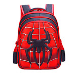 书包 美国队长书包小学生超级英雄3D硬壳肌肉蝙蝠侠蜘蛛侠双肩儿童背包 书包
