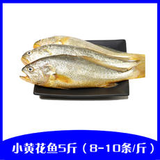  百仙岛 冰冻小黄鱼5斤（8-10条/斤）小黄鱼鲜海鲜黄花鱼东海野生烧烤