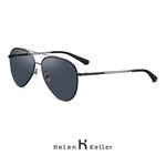 海伦凯勒2019新款偏光太阳镜男个性驾驶眼镜潮流飞行员墨镜H8859