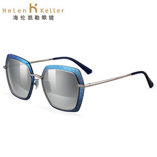 海伦凯勒新款时尚潮小脸太阳镜女优雅偏光墨镜女猫眼司机镜H8716